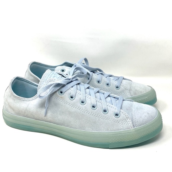 💖MEGA SALE💖Converse Chuck Taylor Shoes Men’s AS Low Polar Blue Suede 166140C - Picture 3 of 9